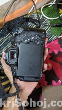 Canon 700D with 50mm prime lens